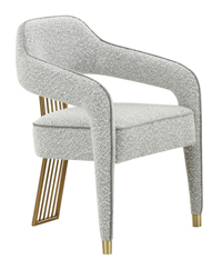Corral Speckled Grayson Boucle Dining Chair